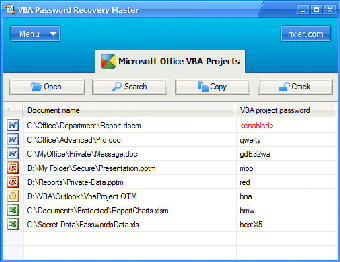 Imagen 0 para VBA Password Recovery Mas…