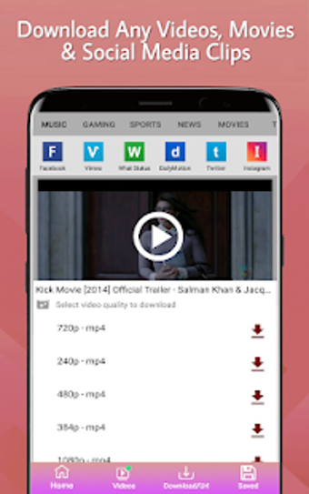 Imagen 1 para Video Downloader - Free V…