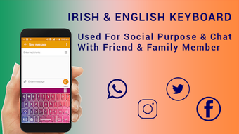 Imagen 2 para Irish keyboard 2019 : Eng…