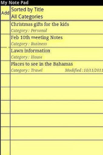 Image 3 for My Note Pad