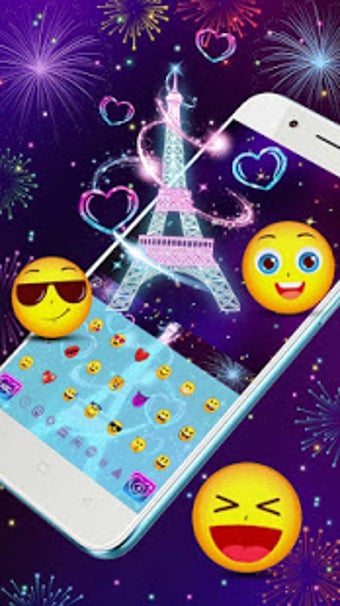 Image 1 for Neon Paris Eiffel Tower K…