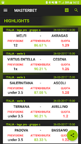 Image 1 for MASTERBET - FOOTBALL