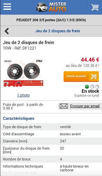 Image 2 for Car parts - Mister-Auto