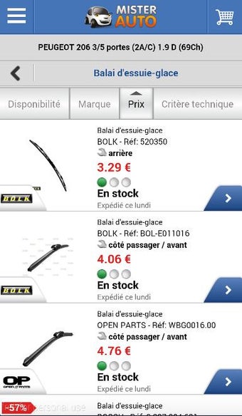 Image 0 for Car parts - Mister-Auto