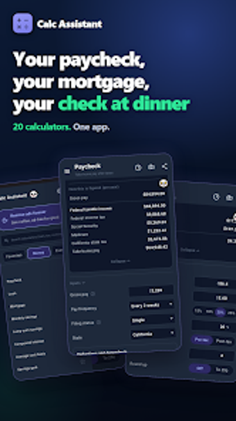 Imagen 0 para Paycheck & Mortgage Calcu…