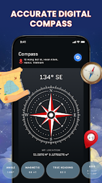 Imagen 0 para Compass: North  Qibla Fin…