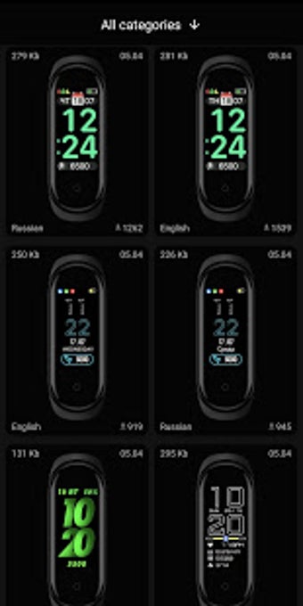 Image 3 for MiBand5 - WatchFace for X…