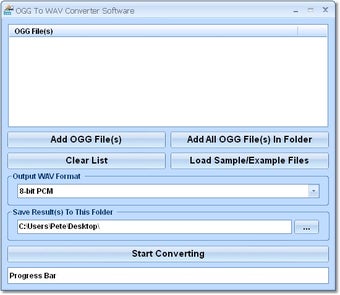 Imagen 0 para OGG To WAV Converter Soft…