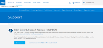 Image 0 for Intel Driver & Support As…