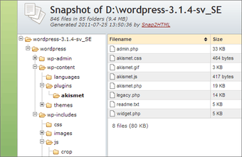 Image 0 for Snap2HTML