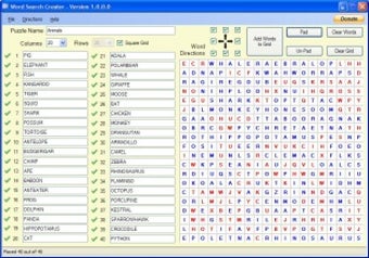 Image 1 for Word Search Creator