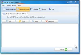 Image 0 for PDF to Excel
