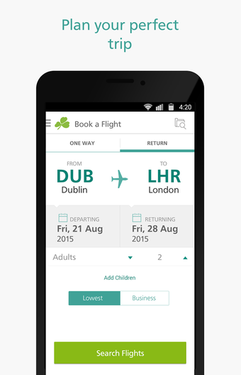 Image 1 for Aer Lingus App