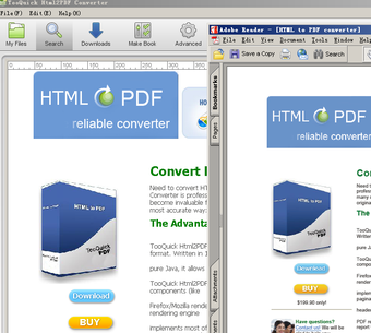 TooQuick-Html2PDF Converter para Windows - Descargas gratis y análisis ...