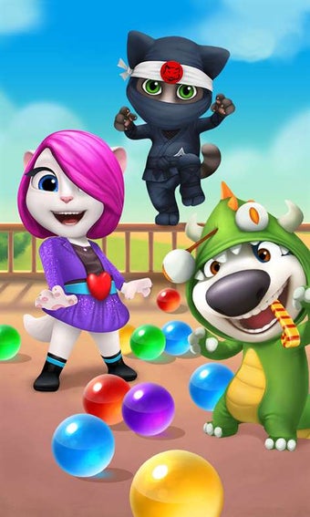 Imagen 1 para Talking Tom Bubble Shoote…