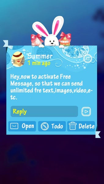 Imagen 2 para GO SMS PRO EASTER THEME