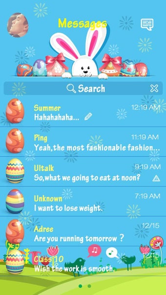Imagen 3 para GO SMS PRO EASTER THEME