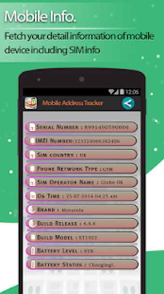 Image 1 for Live Mobile address track…