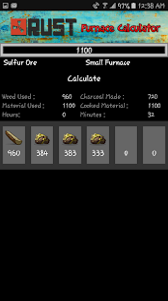 Image 3 for Rust Furnace Calculator