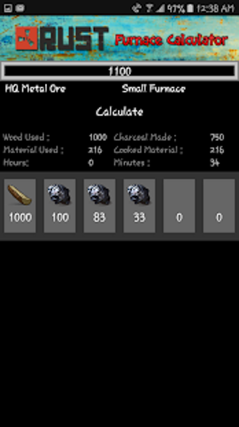 Image 2 for Rust Furnace Calculator
