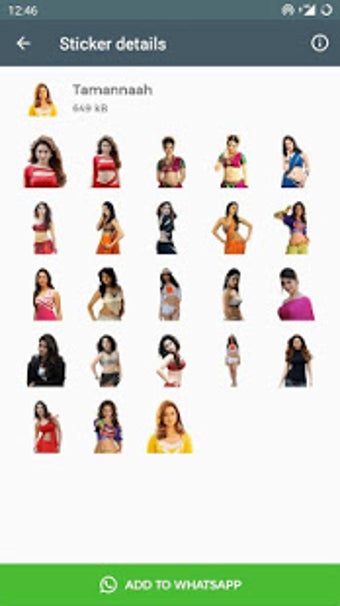 Imagen 2 para Actress Stickers WhatsApp…