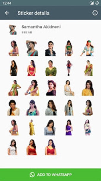 Imagen 3 para Actress Stickers WhatsApp…