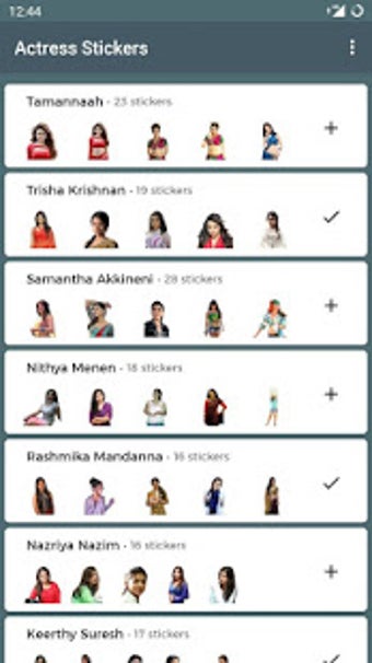 Imagen 1 para Actress Stickers WhatsApp…