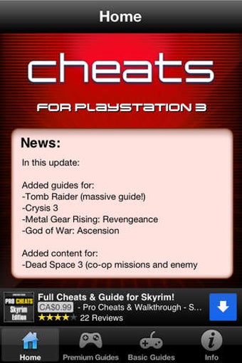Image 0 for Cheats for PS3 Games - In…