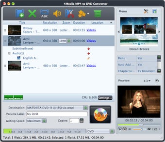 Imagen 0 para 4Media MP4 to DVD Convert…
