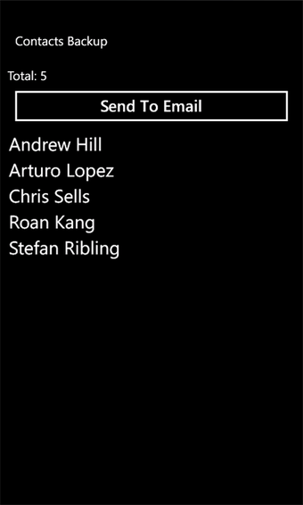 Image 0 for Contacts Backup for Windo…