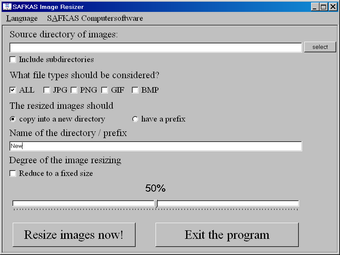 Image 0 for SAFKAS Image Resizer