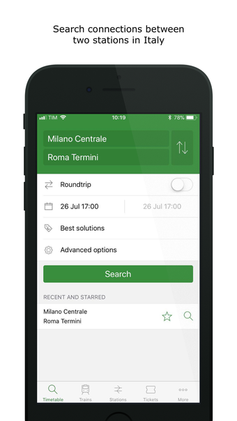 Image 1 for Train Timetables in Italy