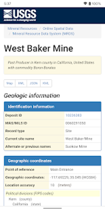 Image 0 for Mine Locator Map