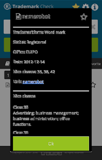 Image 1 for a! Trademark Search