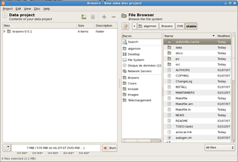 Image 0 for Brasero for Linux