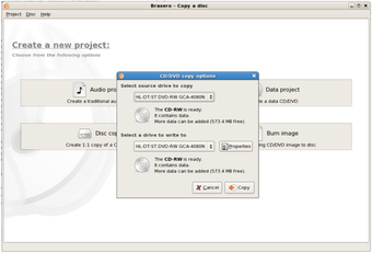 Image 0 for Brasero for Linux