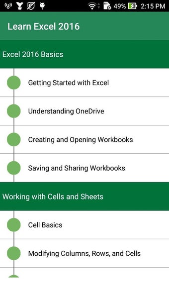 Image 2 for Learn Excel 2016