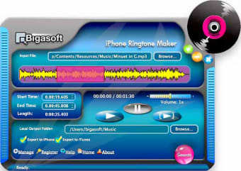 Image 0 for Bigasoft iPhone Ringtone …