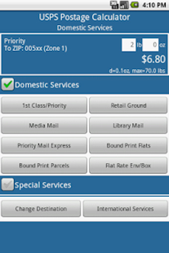 Image 3 for Postage Calculator USPS