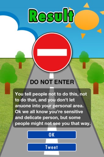 Image 7 for Road Sign Personality Tes…
