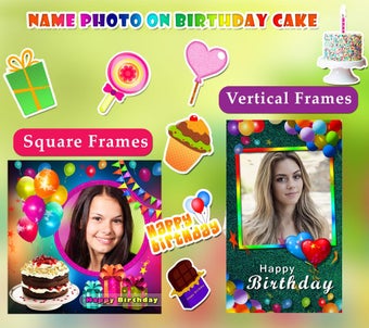 Image 1 for Name Photo on birthday ca…