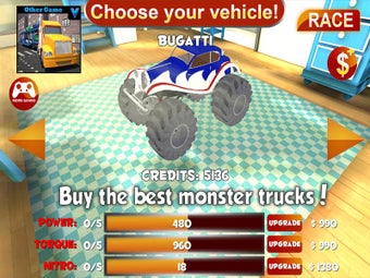 Imagen 1 para RC Monster Truck Stunts 3…