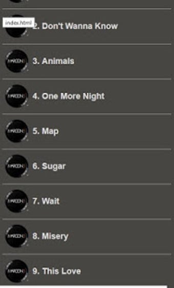 Image 2 for Maroon 5 Top Album Offlin…