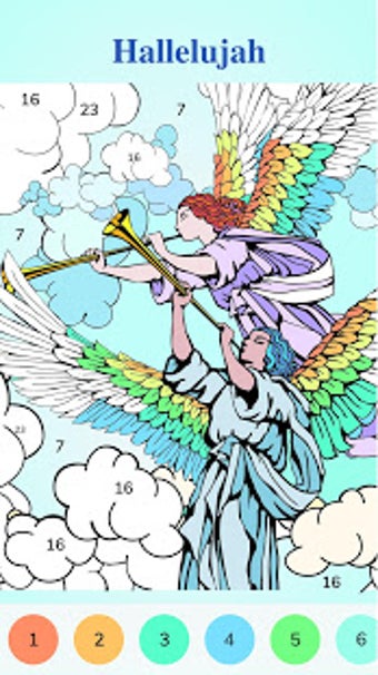 Image 2 for Bible Coloring - Paint by…