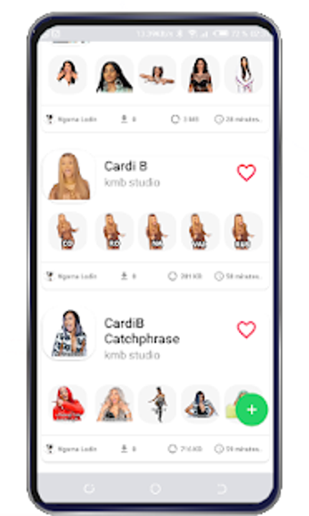 Imagen 1 para Cardi B Stickers for What…