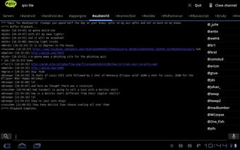 Imagen 2 para qicr lite IRC client beta