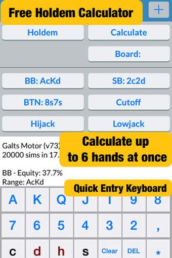 Image 0 for Galts Motor: Poker Calcul…