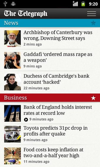 Imagen 0 para The Telegraph: UK News Ap…