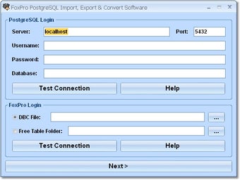 Imagen 0 para FoxPro PostgreSQL Import,…
