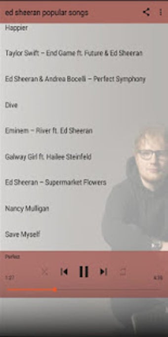Image 0 for Ed Sheeran mp3 popular so…